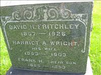 Fritchley, David H., Harriet A. (Wright) and Frank H